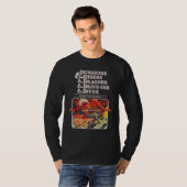Dungeons & Diners & Dragons & Drive Ins & Dives T-shirt (Voorkant volledig)