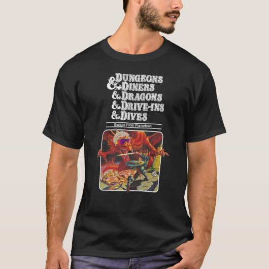 Dungeons Diners Dragons Essential T-Shirt (Voorkant)