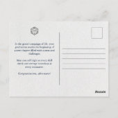 Dungeons & Dragons: +1 toevoegen aan uw Wisdom Mod Briefkaart (Achterkant)