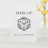 Dungeons & Dragons: +1 toevoegen aan uw Wisdom Mod Kaart (Gele Bloem)