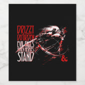 Dungeons & Dragons Boze Herfsten Als Helden Staan Wijn Etiket (Enkel label)