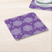 Dungeons & Dragons D20 Patroon Kartonnen Onderzetters (Schuin)