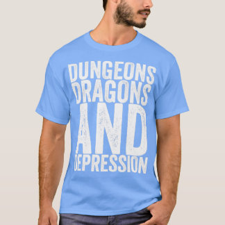Dungeons Dragons en Depressie T-shirt