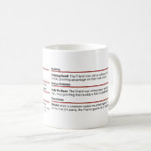 Dungeons & Dragons Friend BFF Stat Block Mok (Voorkant rechts)