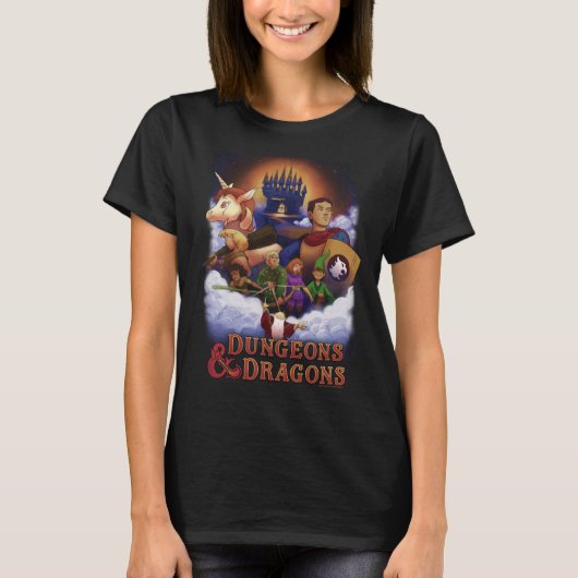 Dungeons & Dragons Group Shot Epic Poster T-shirt (Voorkant)