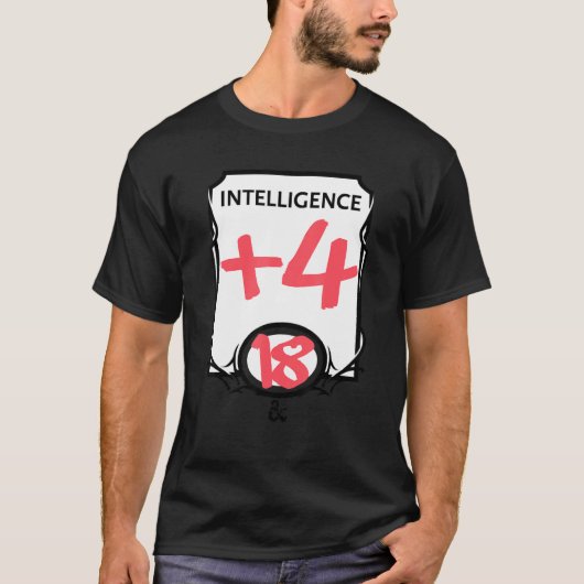 Dungeons & Dragons Intelligence T-shirt (Voorkant)
