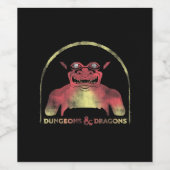 Dungeons & Dragons Old School Player's Handbook Wijn Etiket (Enkel label)