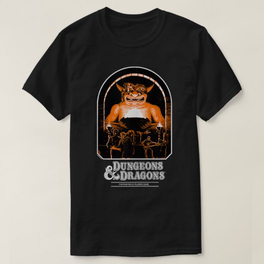 Dungeons Dragons  Spelers Handboek T-shirt (Design voorkant)