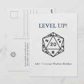 Dungeons & Dragons Verjaardag Briefkaart (Voorkant / Achterkant)