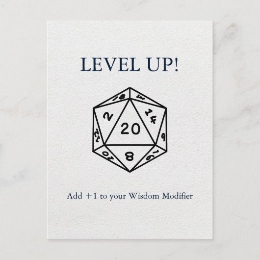 Dungeons & Dragons Verjaardag Briefkaart (Voorkant)