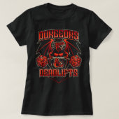 Dungeons en deadlifts Side Quest Workout Top, DM T-shirt (Design voorkant)