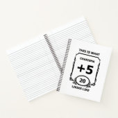 Dungeons en Dragons Charisma-laptop Notitieboek (Binnen)