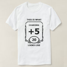 Dungeons en Dragons Charisma T Shirt