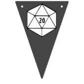 Dungeons en Dragons D20 Bunting Flags Vlaggetjes (Derde vlag)