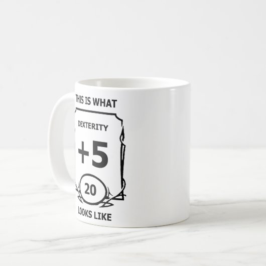 Dungeons en Dragons Dexterity Mok (Voorkant links)