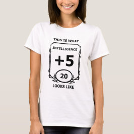 Dungeons en Dragons Intelligence T Shirt
