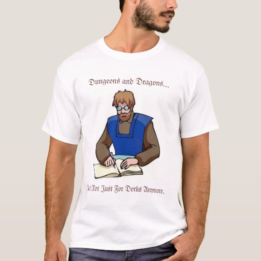 Dungeons en Dragons... Niet alleen voor Dorks meer T-shirt (Voorkant)