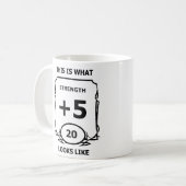 Dungeons en Dragons Sterkte Mok (Voorkant links)