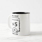 Dungeons en Dragons Tweekleurige Koffiemok (Voorkant links)