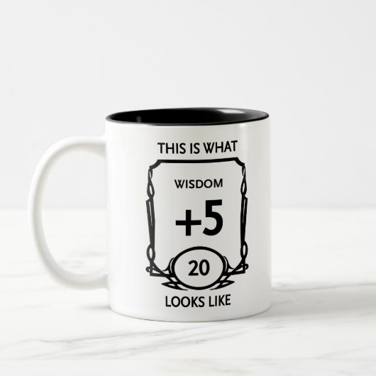 Dungeons en Dragons Wisdom Two-Tone Coffee Mok (Links)