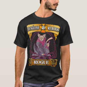 Dungeons en Katten RogueKitten Cat Dice RPG Game G T-shirt