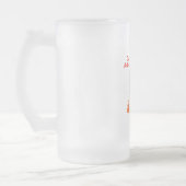 Dungeons en Schattige trekkers, geglaasd bier Matglas Bierpul (Links)