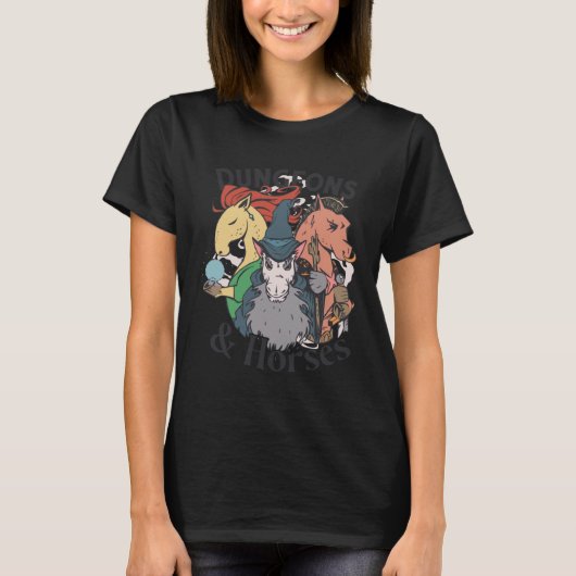 Dungeons & Horses T-shirt (Voorkant)