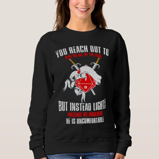 Dungeons T-shirt Push Orc T-shirt Massage Orc Vint (Voorkant)