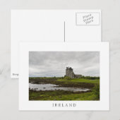 Dunguaire castle, Ierland briefkaart witte tekst (Voorkant / Achterkant)