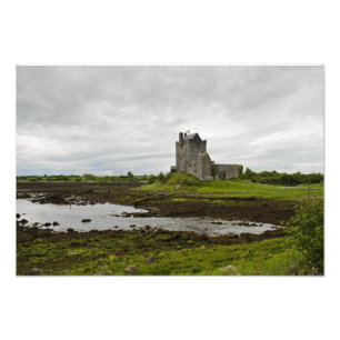 Dunguaire castle, Ierland fotoprint Foto Afdruk