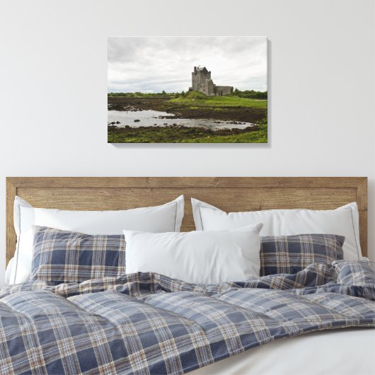 Dunguaire kasteel, Ierland canvas (Insitu (Slaapkamer))