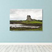 Dunguaire kasteel, Ierland canvas Afdruk (Insitu (Houten vloer))