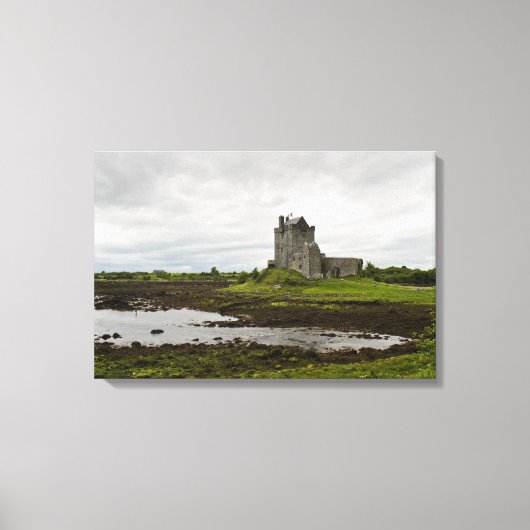 Dunguaire kasteel, Ierland canvas Afdruk (Voorkant)