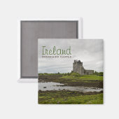 Dunguaire kasteel, Ierland tekst magneet (Voorkant / Achterkant)