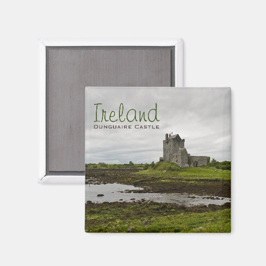 Dunguaire kasteel, Ierland tekst magneet (Voorkant / Achterkant)