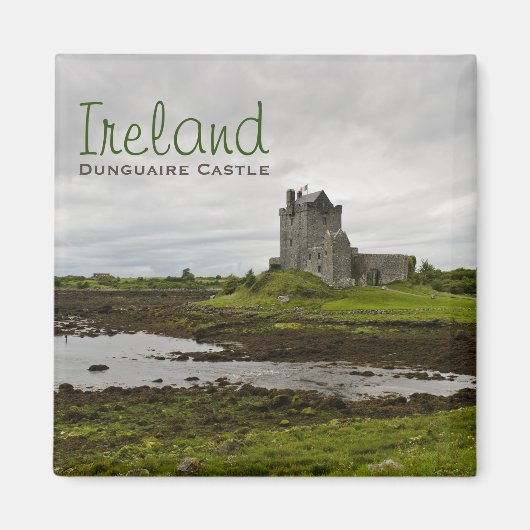 Dunguaire kasteel, Ierland tekst magneet (Voorkant)