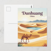 Dunhuang China Briefkaart (Voorkant / Achterkant)