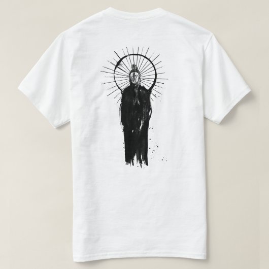 Dunhuang T-shirt – Oude Chinese grotkunst en herri (Design achterkant)