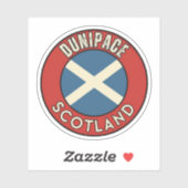Dunipace, Schotland Sticker (Vel)