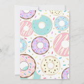 Dunk and Donuts Invitation, Pool Party Invitation Kaart (Achterkant)