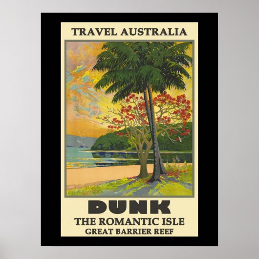 Dunk, Australië, het Romantische eiland, Poster (Voorkant)