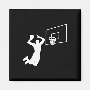 Dunk Bysketbyll Speler Slam Dunk Byller Bysketbyll Magneet