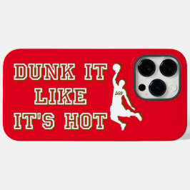 DUNK HET ALS HET IS HOT grappige basketbal Case-Mate iPhone 14 Pro Max Hoesje