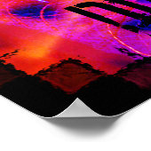 Dunk in Electric Light Chaos Poster (Hoek)