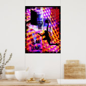 Dunk in Electric Light Chaos Poster (Keuken)