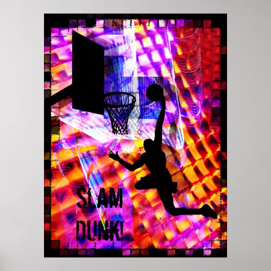Dunk in Electric Light Chaos Poster (Voorkant)