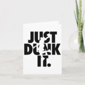 Dunk it Sketll Silhouette Kaart (Voorkant)