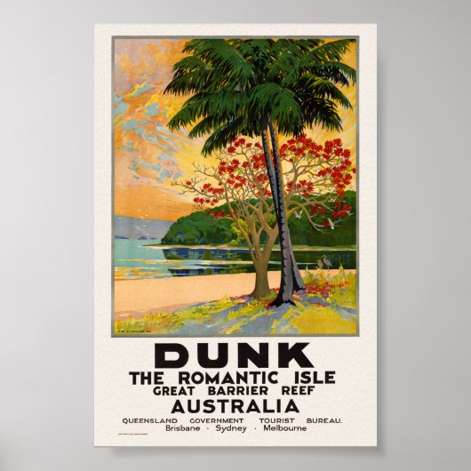 Dunk The Romantic Isle Vintage Poster 1935 (Voorkant)