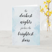 Dunkelste Nächte produzieren die Helsten Sterne Kaart (Gele Bloem)