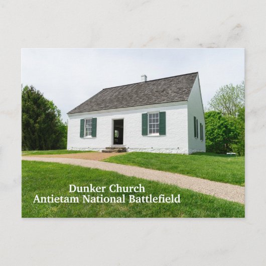 Dunker kerk in Antietam Briefkaart (Voorkant)